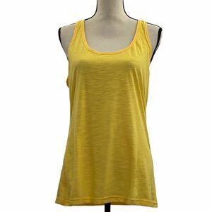 DELIA'S Yellow Racerback Tank Top size XL